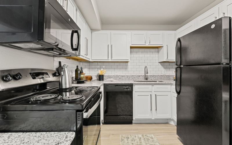 Ample counter space and cabinetry designed for both style and function