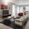 a living room with a couch and a table