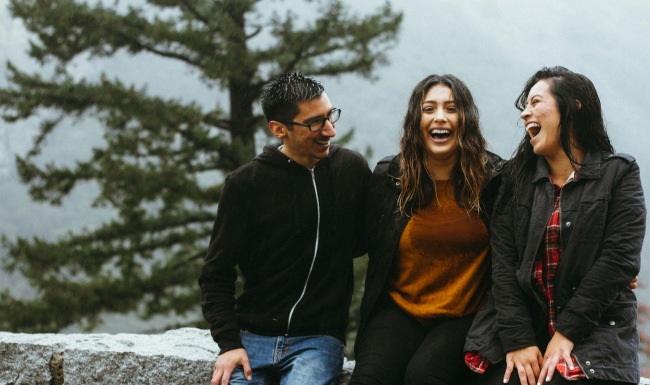 Settle into comfort at Village at East Riverside People laughing together